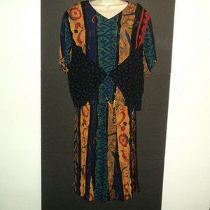 Vintage Carole Little Top & Skirt Set Sz. 6 (L-XL)
